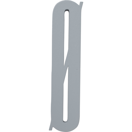 Design Letters Grå Bokstav i Trä, Ø