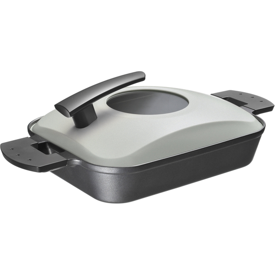 Witt Steam Grill, svart m. stållock