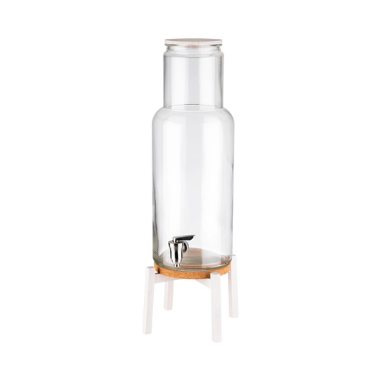 APS Juicedispenser - 7,5 L - Rostfritt stål, trä, kork