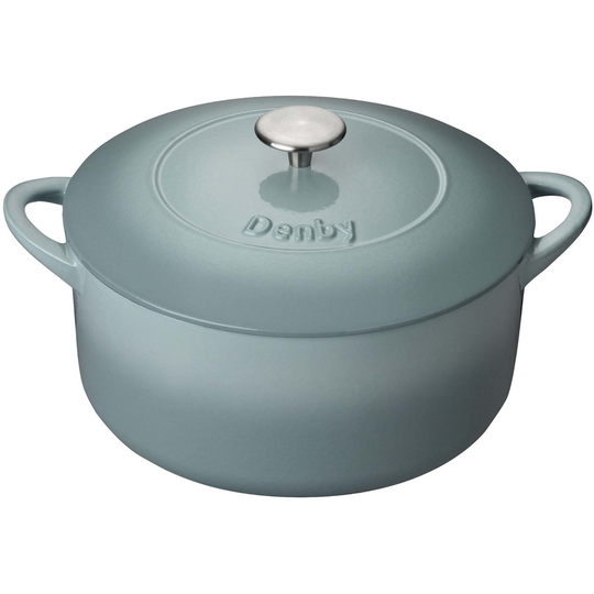 Denby Pavilion Rund Gjutjärnsgryta 24 cm 4 l