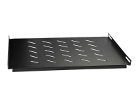 Lanview - Hylla för rack - for 600 mm depth wall mounting cabinet - svart - 1U - 19