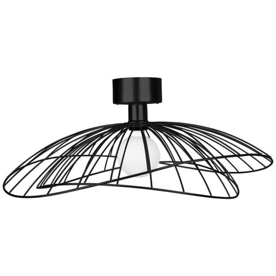 Globen Lighting Ray plafond/vägglampa, 60 cm, svart