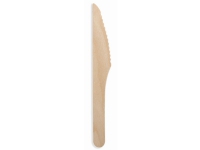 Bestick Huhtamaki knivar, belagt trä, 16,5 cm, påse med 100 st.