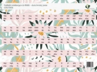 Sharon Bible indexing stickers - large bright flowers