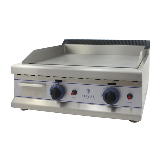 Stekbord gasol - 65 cm - Propan/butan - 30 mbar