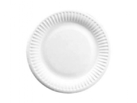 Papperstallrik Catersource Ø15 cm FSC Biologiskt nedbrytbar vit,100 st/pk