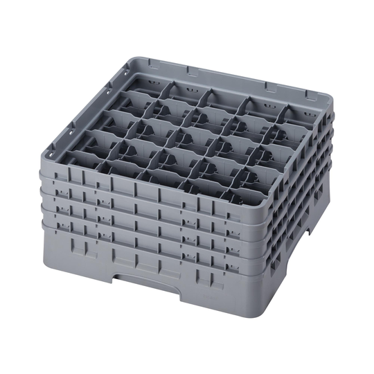 CAMBRO Diskback för glas Camrack - 25 fack - 50 x 50 x 22,5 cm - höjd glas: 19,6 cm