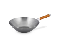 Ken Hom WOK CLASSIC CARBON, Rund, Wok/rör stekpanna, Rostfritt stål, Kolstål, Keramik, Gas, Halogen, Induktion, Trä