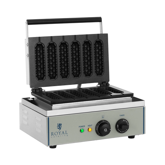 Våffeljärn - 1550 W - Skaft - Corn Dog