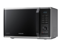 Samsung MG23K3515AS, Bordplade, Grill mikroovn, 23 L, 800 W, Knapper, Dreje, Sort, Sølv