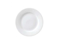 Tallrik platt med fliken Superwhite Ø26 cm porslinsvit,12 st/krt
