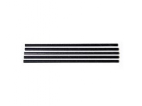 Sugerør Ø6x200 mm utan knäck Bionedbrydelig Papir Sort,12 ps x 500 stk/krt