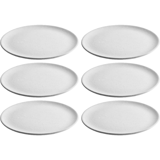 Aida RAW desserttallrik 6 st, arctic white