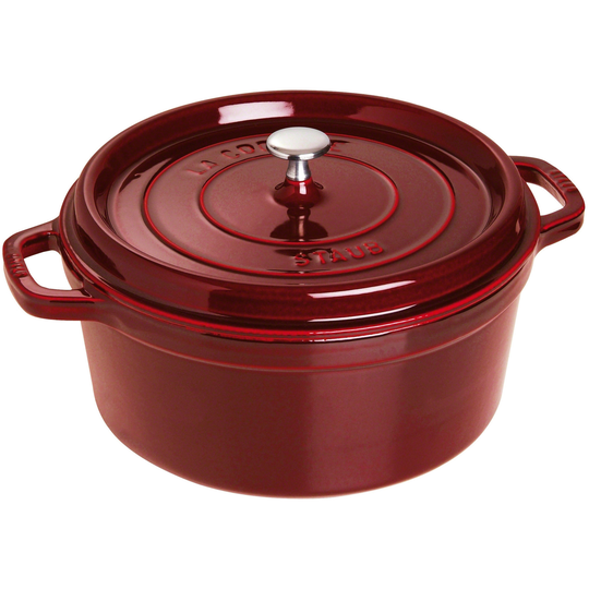 Staub Rund Gryta 28 cm 6,7 liter Grenadine