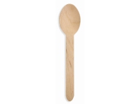 Bestick huhtamaki skedar, belagt trä, 16 cm, påse med 100 stycken.