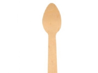 Gastro-Line tesked, 11 cm - brun, björkträ, komposterbar - 100 st