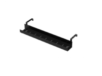 Kabelbakke Slim justerbar Sort