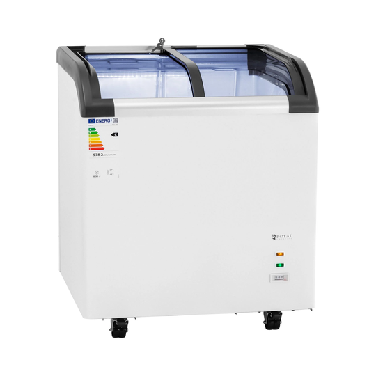 Frysbox - 180 L - Royal Catering - Glasdörrar