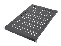 DIGITUS - Hylla för rack - svart, RAL 9005 - 1U - 19