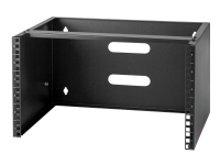 StarTech.com Wall Mount Patch Panel Bracket - 6U - 14in Deep (WALLMOUNT6) - Skåp - väggmonterbar - svart - 6U - 19