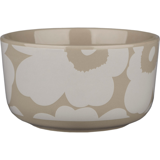 Marimekko Unikko skål, 5 dl, terra/white