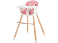 Kinderkraft high chair Sienna, pink