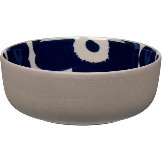 Marimekko Unikko skål, 4 dl, mörkblå