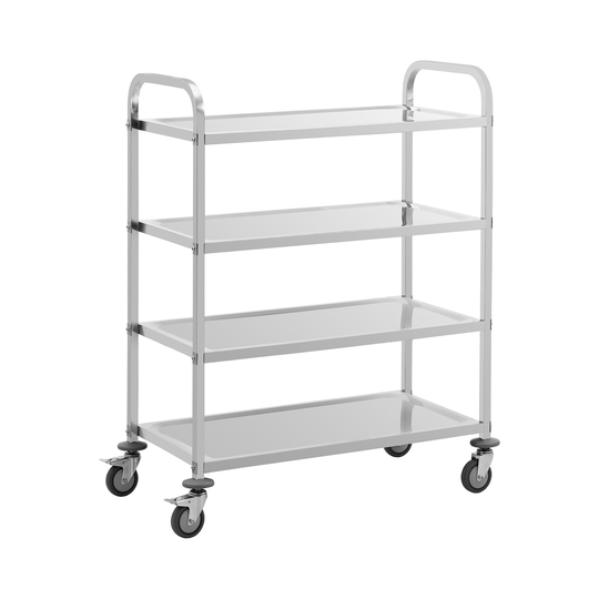Serveringsvagn - 4 hyllor - 89 x 49,5 x 3 cm - 108 kg - Royal Catering