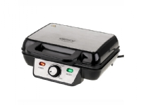 Camry Waffle Maker CR 3046 1600 W, Number of pastry 2, Belgium, Black/Stainless Steel