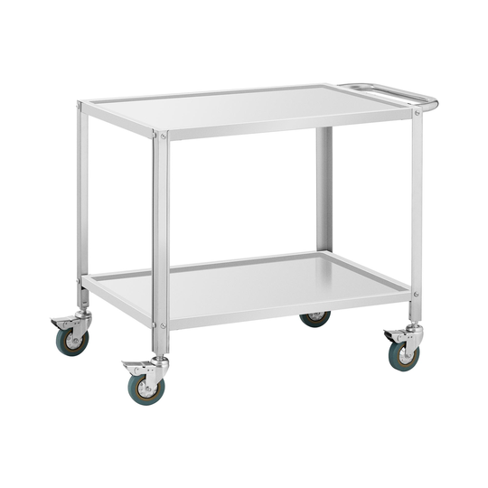 Serveringsvagn - 2 hyllor - 80 x 57 x 3,5 cm - 48 cm avstånd - 100 kg - Royal Catering