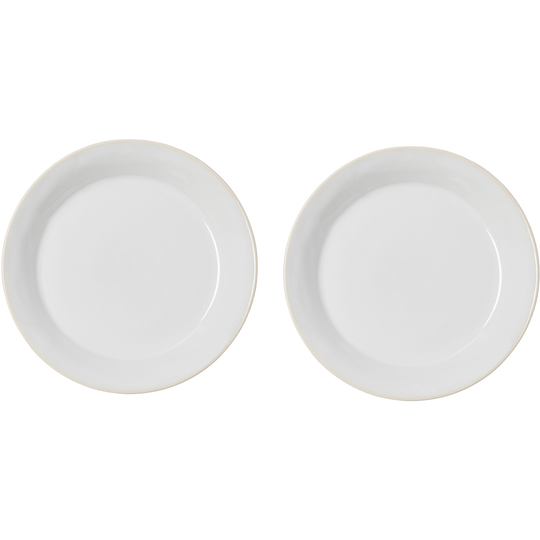 PotteryJo Daga assiett, 20 cm, 2-pack, vit