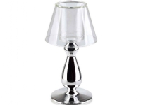 Affek Design Candle CRYSTAL OPAL Big cylinder 7xh18cm silver