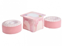 Worlds Apart Dream Town Rose Petal Tea Time, pall, rosa, rektangulär form, inomhus, 2 år, box