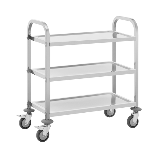 Serveringsvagn - 3 hyllor - 69 x 34 x 3 cm - 81 kg - Royal Catering