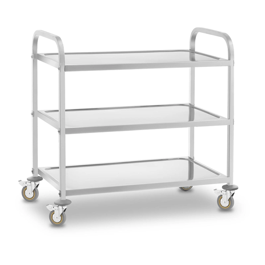 Serveringsvagn - 3 hyllplan - upp till 500 kg