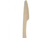 Gastro-Line kniv , 19,4cm - brun, björkträ, premium, komposterbar - förpackning med 100 st