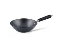 Ken Hom Excellence, Rund, Wok/Stir stekpanna, Svart, Kolstål, 1.5 mm, Keramik, Gas, Halogen, Induktion