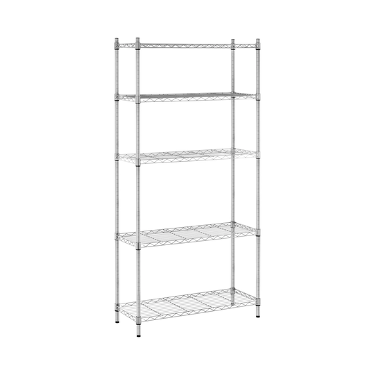 Andrahandssortering Förvaringshylla i metall - 35 x 90 x 180 cm - grå