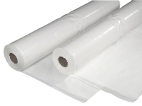 Plast PE vit 2m x 50m x 0,15mm UV-b 13,8kg vikta 1 gång - (50 meter per rulle)
