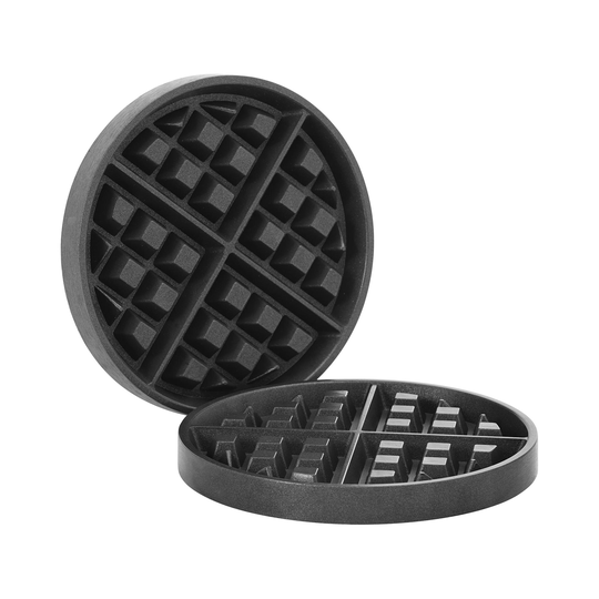 Platta till runt våffeljärn - Rund - 4 små våfflor - Ø 170 mm - aluminium / teflon - Royal Catering