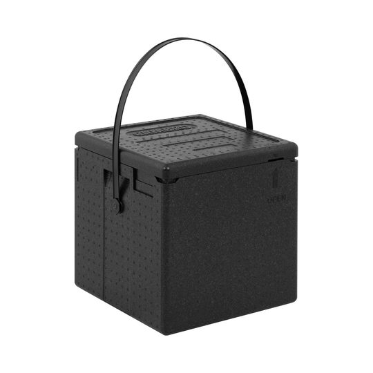 CAMBRO Termolåda med lock - GN 1/2-behållare (20 cm djup) - Bärrem