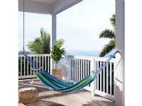 AmeliaHome Hammock LAZARA, Multicolor: blue/green, 240x80 cm