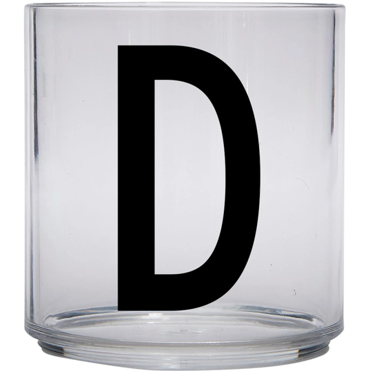 Design Letters Tritan Plastglas barn, D