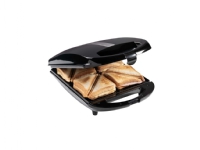 Bestron XXL sandwich toaster ASM13XXLZ, sandwich maker (black/stainless steel)
