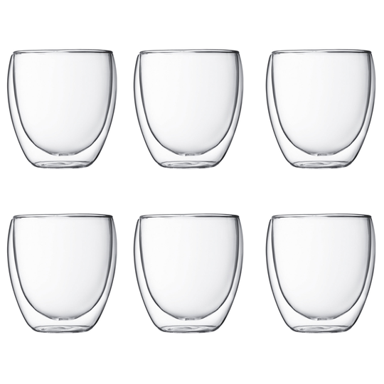 Bodum Pavina Dubbelväggigt Glas Small 6 pack