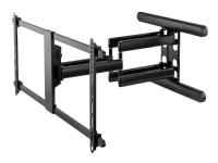 VivoLink - Monteringssats (väggfäste, justerbar monteringsarm) - för TV/monitor - plast, aluminium, stål - svart glans - skärmstorlek: 43-90 - väggmonterbar