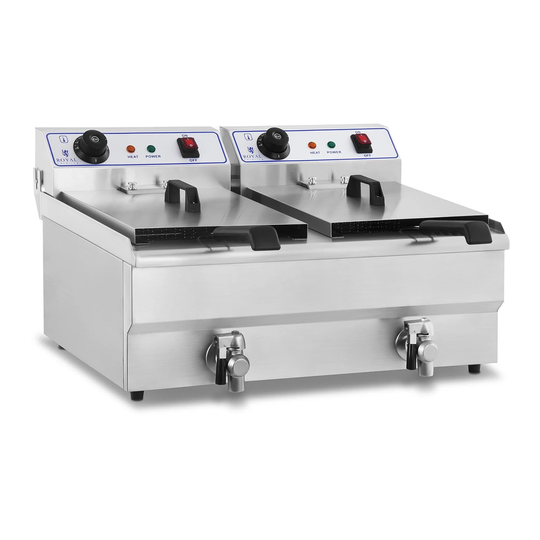 Fritös - 2 x 16 L - 230 V