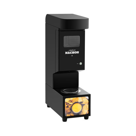 Professionell såsdispenser - Nacho-ost - Modern design - 4,8 l - 55 - 80 °C - Svart - Royal Catering