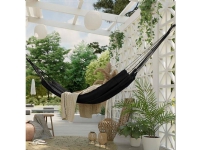 AmeliaHome Hammock COLADA, Black, 240x80 cm