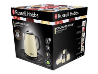 Russell Hobbs Colours Plus 24994-70 - Vattenkokare - 1 liter - 2.4 kW - kräm